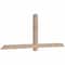 Ekena Millwork Eugene Smooth Timber Gable Bracket, Douglas Fir, 84"W x 31"H x 3 1/2"D x 3 1/2"F, 9/12 Pitch GBW084X31X0404EUG00SDF - alternate 5